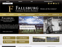 Tablet Screenshot of fallsburgcsd.net